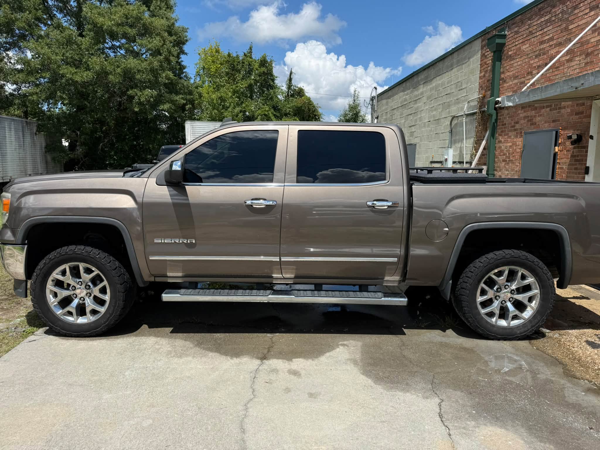 Detailed GMC Sierra with a clean glossy finish